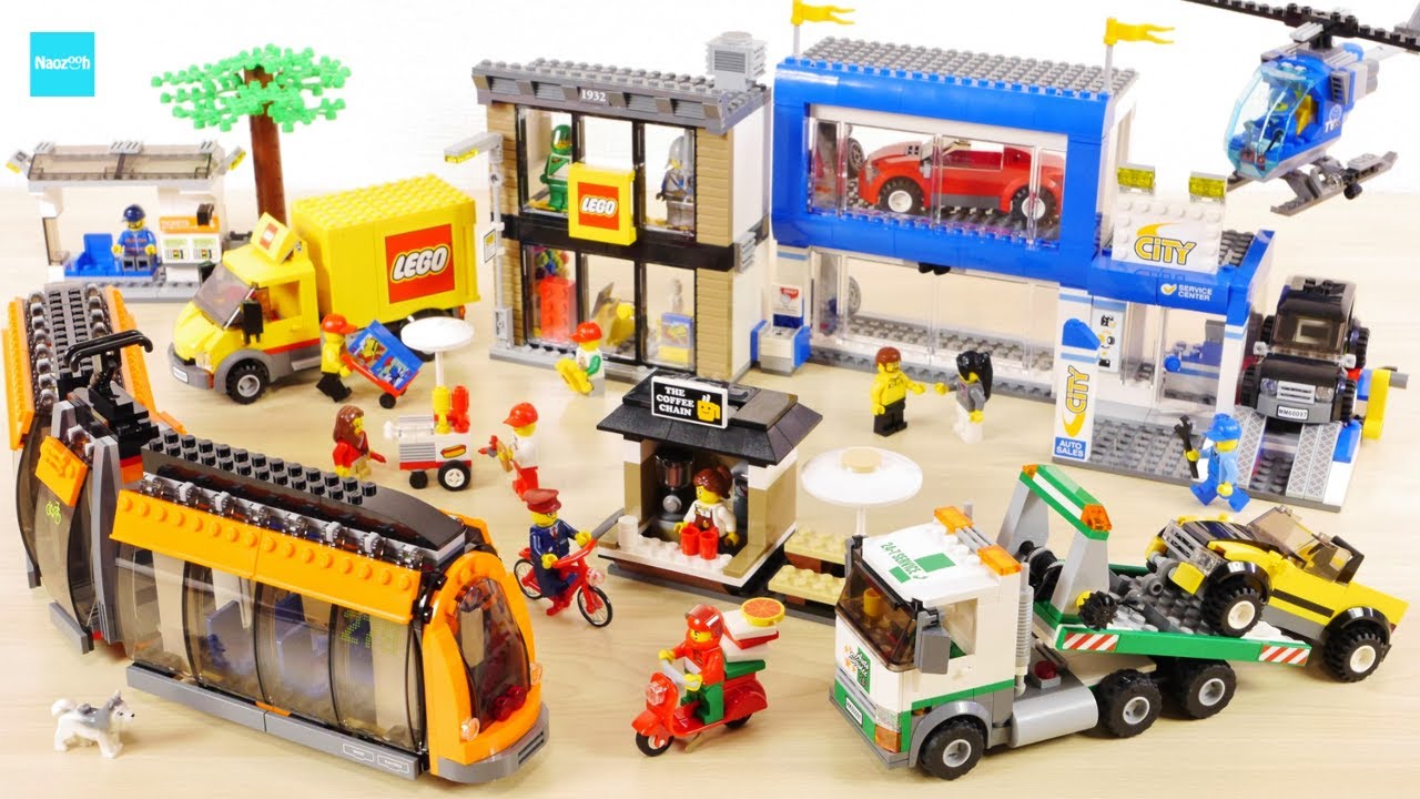レゴ レゴシティのまち 60097  ／ LEGO City City Square Speed Build & Review　#1/2