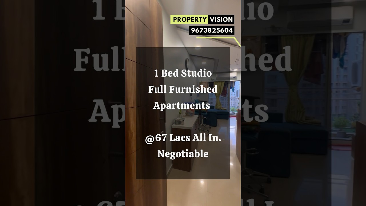 1 Bed Studio in JP Infra in Miraroad East | Furnished 1 Bed in Miraroad | Studio Apartment for Sale