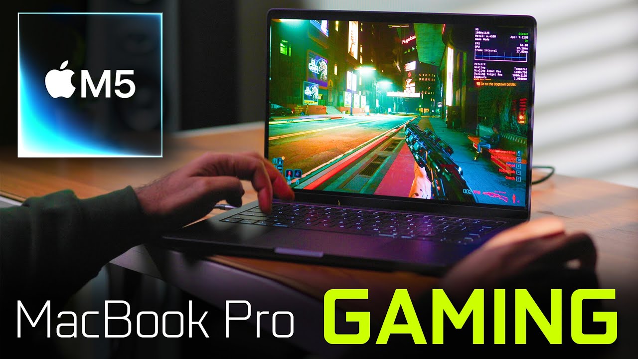 MacBook Pro M5: лучший игровой ноутбук всех времен? Более 15 протестированных игр