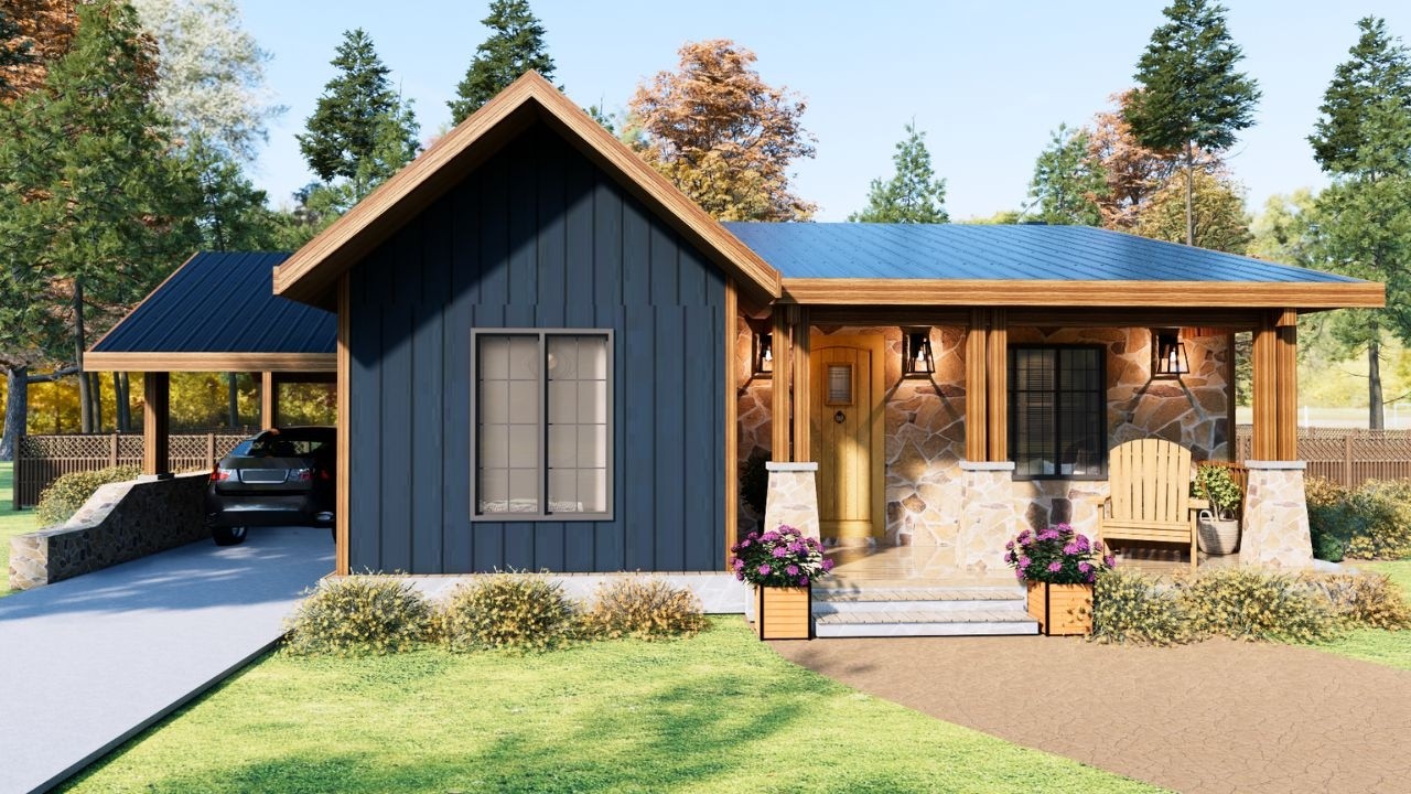 32'x32' (10x10m) A Relaxing Small Home: Simple, Neat, and Full of Heart