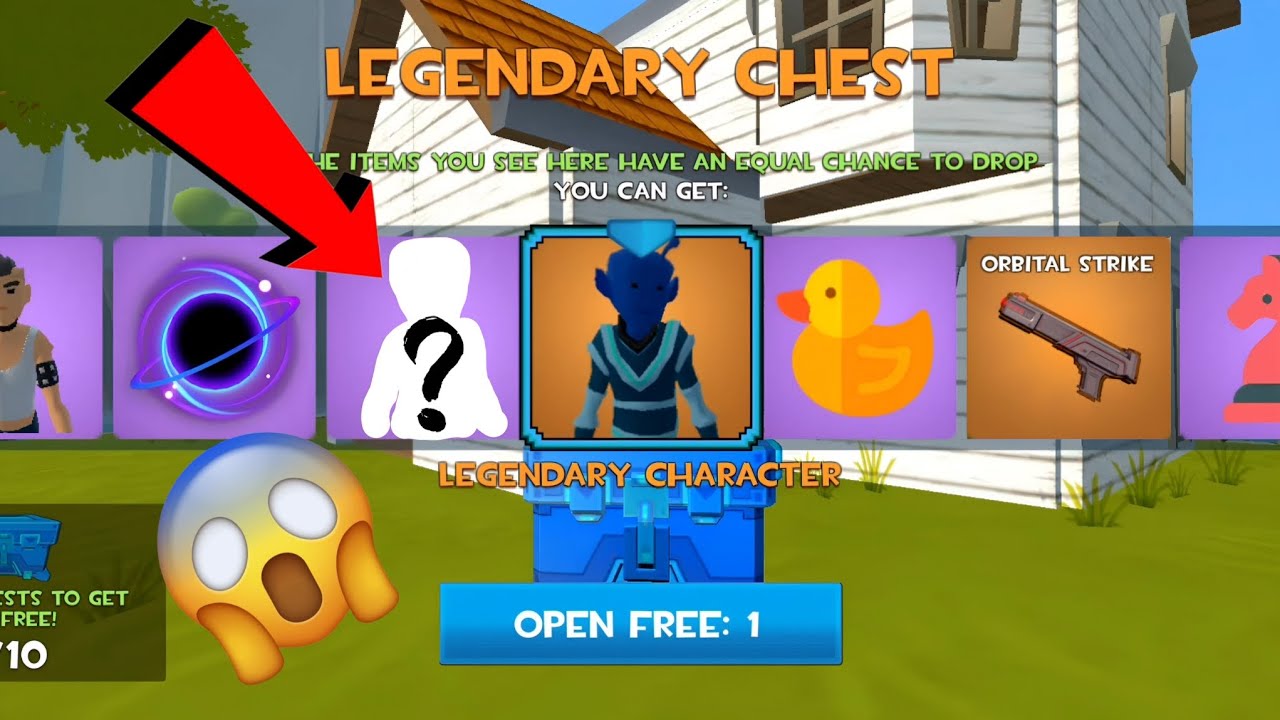 Mysterious character in legendary Chest opening 😱| rocket royale