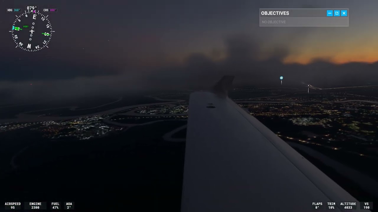 Evening VFR Around Kuching