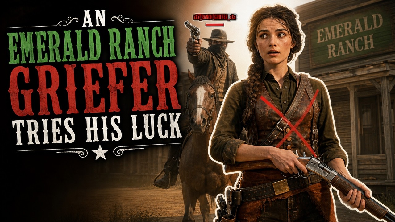 Red Dead Online: Грифер из Эмеральд-Ранч пытается испытать удачу (РЕМЕЙК) @AimeePiB