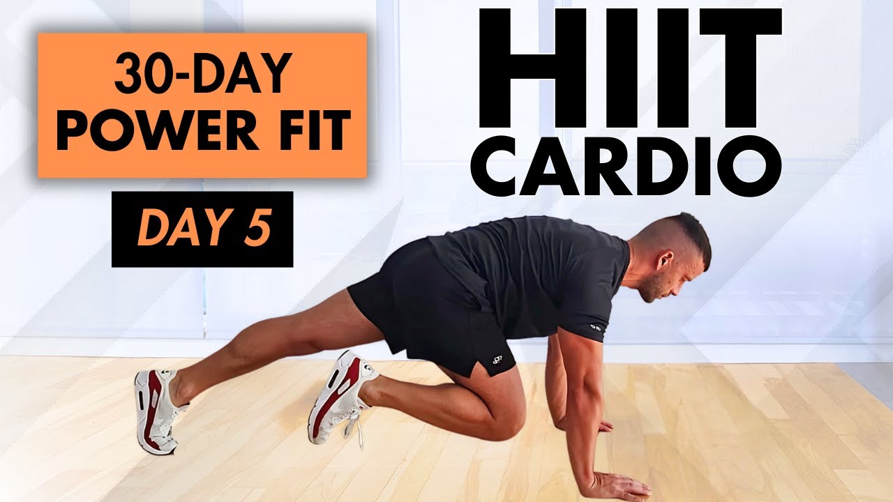 Day 5: 25-Minute HIIT CARDIO Home Workout | 30-DAY POWER FIT