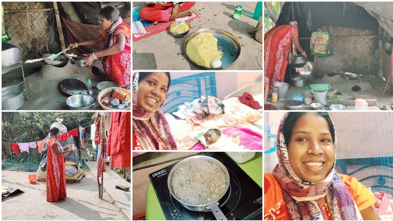 রাতের ঘুম কেড়ে নিয়েও এক অনাবিল আনন্দ অনুভব করি সন্তান কে বুকে নিয়ে।। bengali vlog ।।