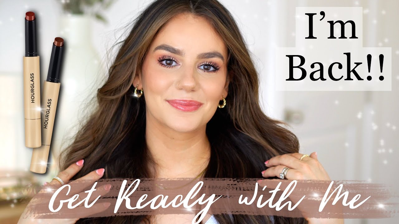 GRWM : I'M BACK ❤️+ New Hourglass GLOSSY Balm || Being Sick, Vacation Time & More Vlogging?!