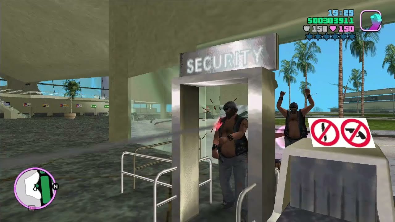 GTA Vice City | Gang Warfare #6 | Airport Terminal w/ Snipers (PC)