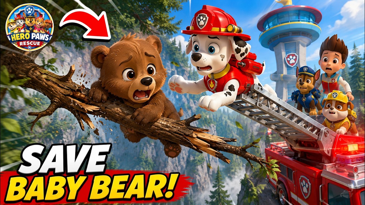 🐻 Can the Team Save the Cute Baby Bear? | Hero Paws Rescue