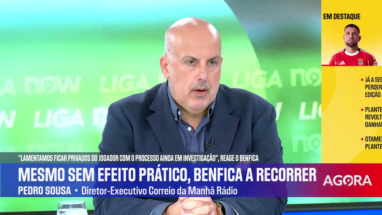 Pedro Sousa: «Situação de Prestianni é comparável à de um doente com prognóstico reservado»
