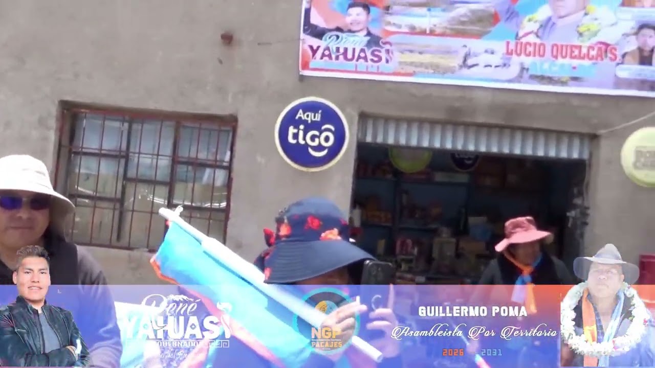 Guillermo Poma Zarzuri en municipio de calacoto provincia pacajes candidato asambleist territorial