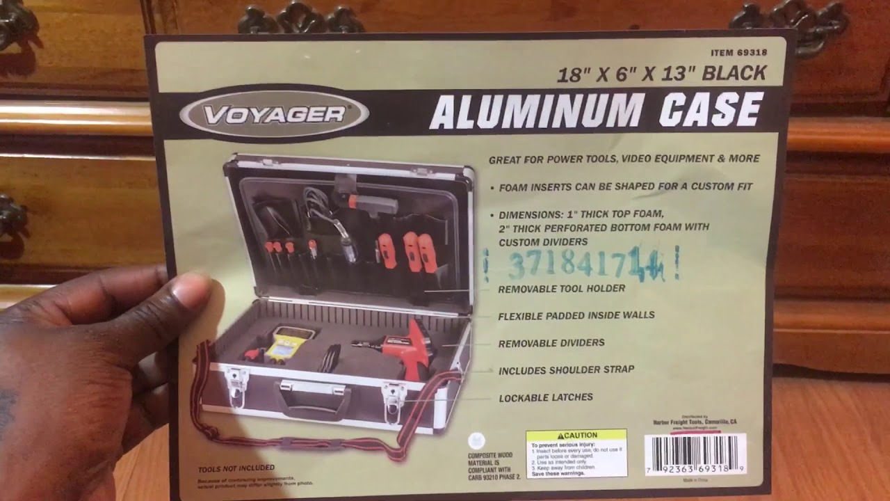 The Cheapest Barber/Clipper Case in the Game| Harbor Freight.Com