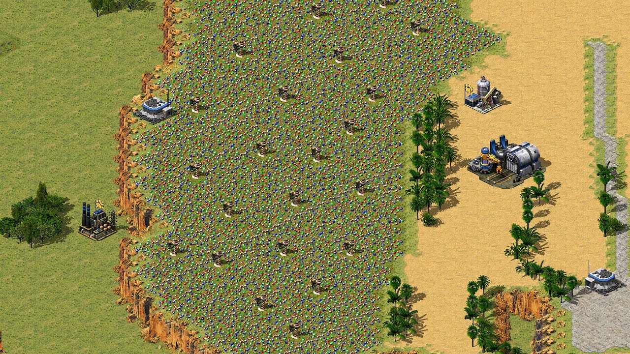 Red Alert 2 | Yuri's Revenge | 7 vs 1 | Pretty Women 27 New Map Extra Hard AI