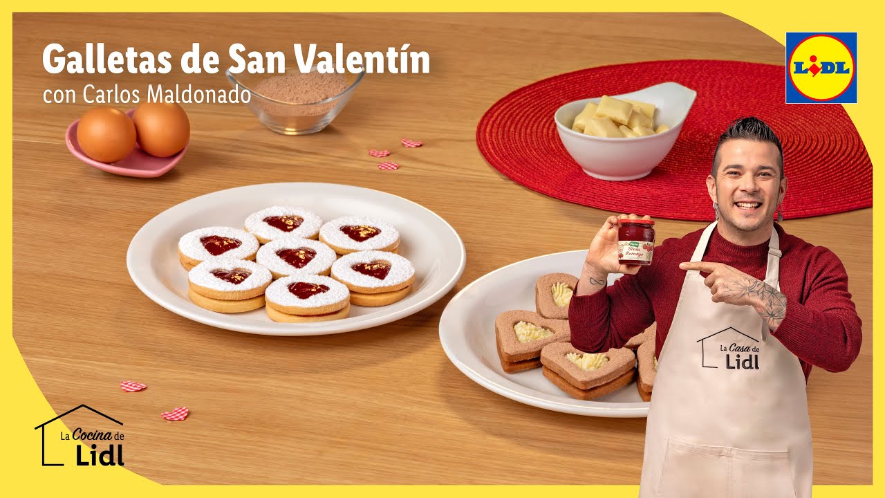Galletas de San Valentín 🍪❤️| Recetas San Valentín | Lidl España