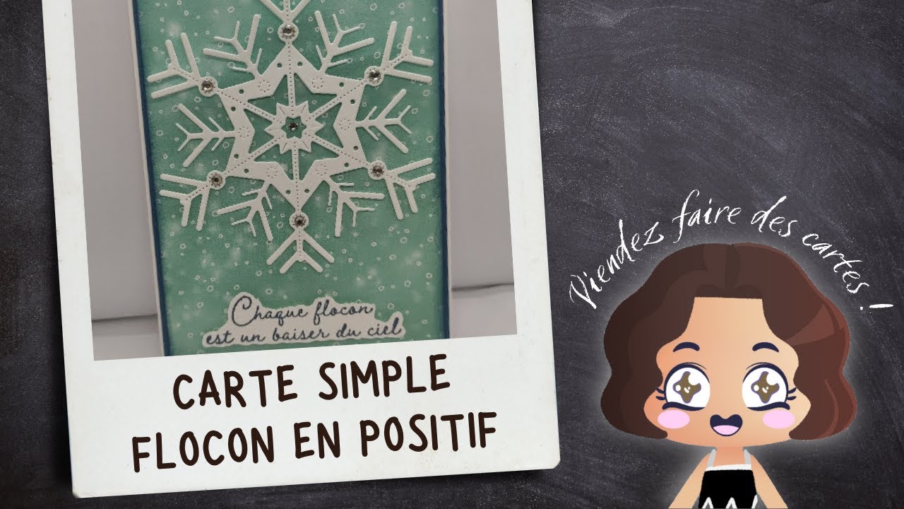 Atelier Kit Catalogues 04/12/25 : Carte simple 3/4 - Flocon en positif