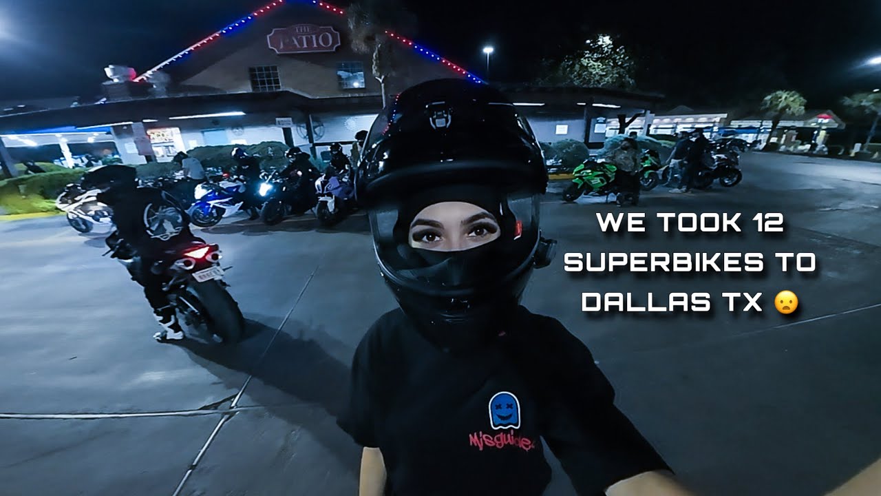 TAKING 12 SUPERBIKES TO DALLAS | road trip & tunnel runs