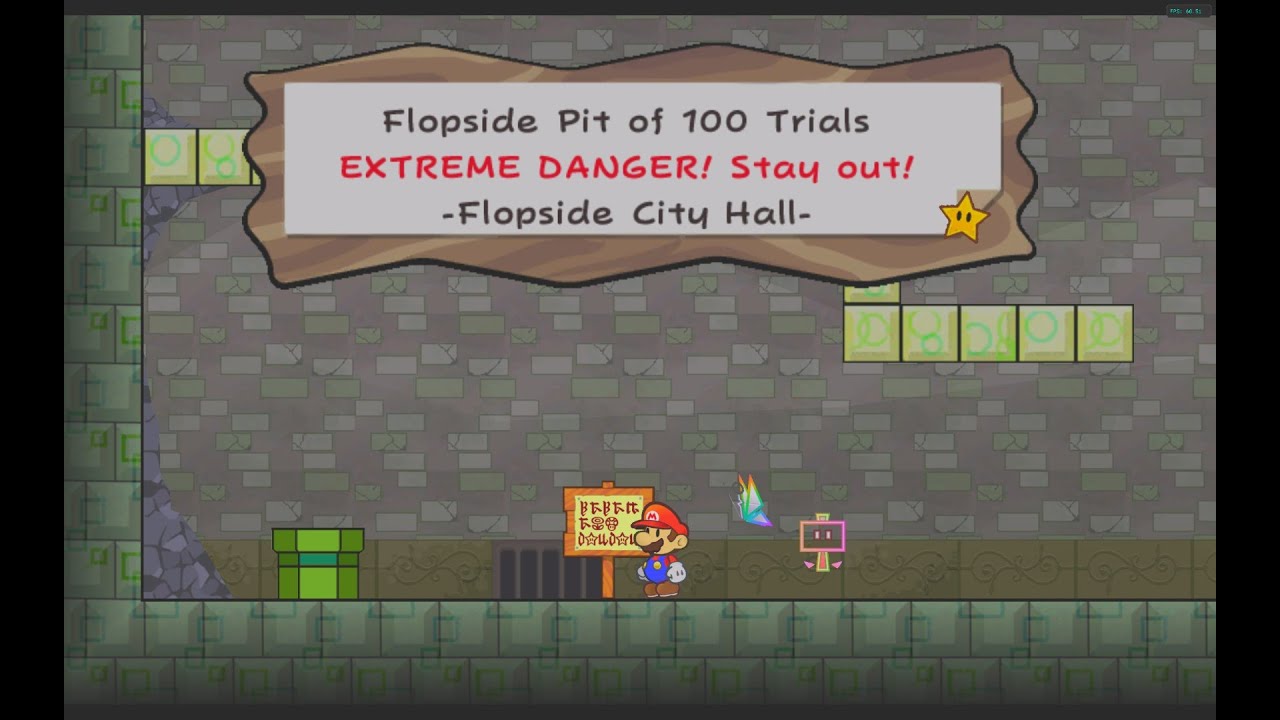 Super Paper Mario: Flopside Pit of 100 Trials (Part 1)