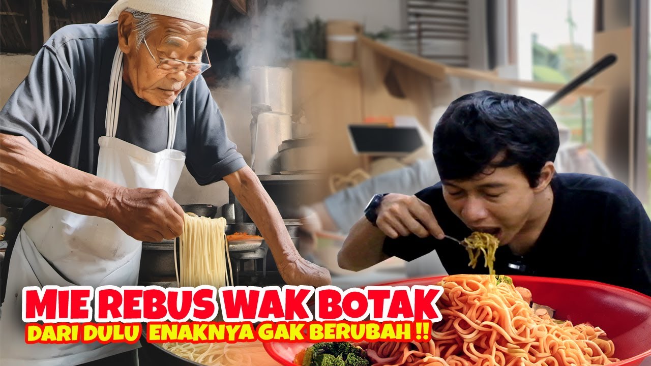 CAPEK KERJA SEHARIAN HILANG DENGAN NIKMATNYA MIE REBUS WAWAK INI .