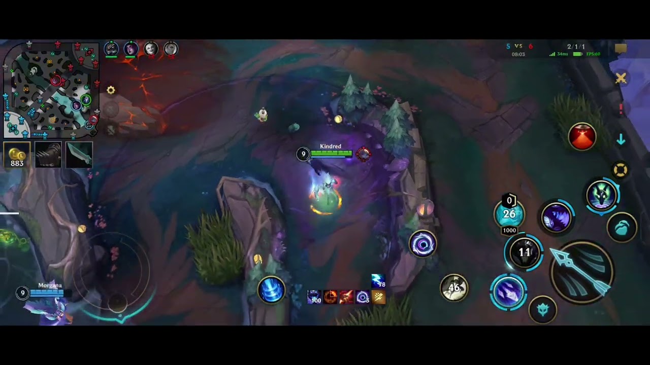 MAIN KINDRED SAMPAI JADI TOP SERVER, DIAMOND RANK , WILD RIFT GAMEPLAY 