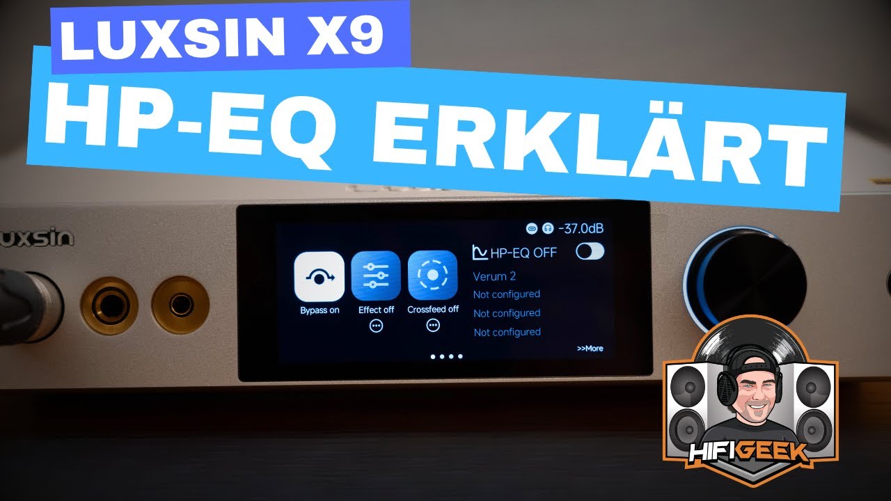 Luxsin X9 HP‑EQ erklärt: Target Curves, Crossfeed & Presets