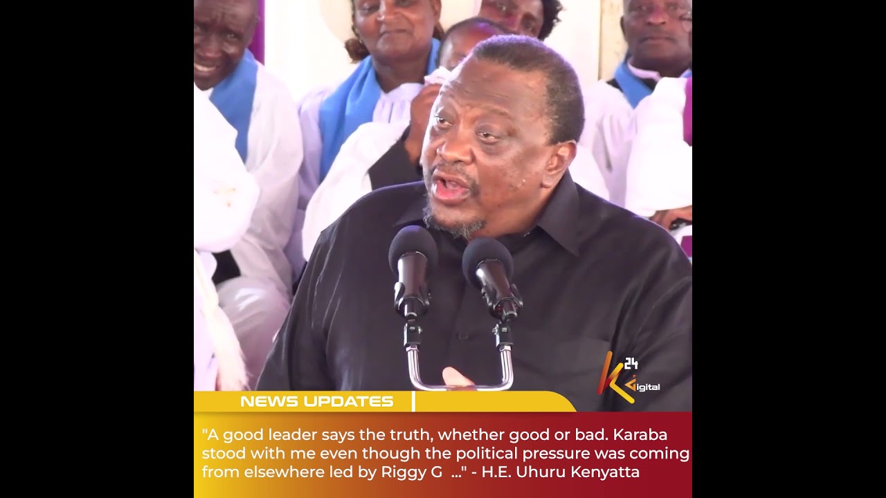 Karaba stood with me even though the political wave was heading elsewhere led by Riggy G -H.E. Uhuru