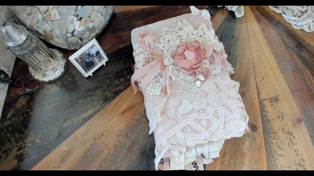 FAVORITE Shabby Chic  Junk Journal Flip Through for 