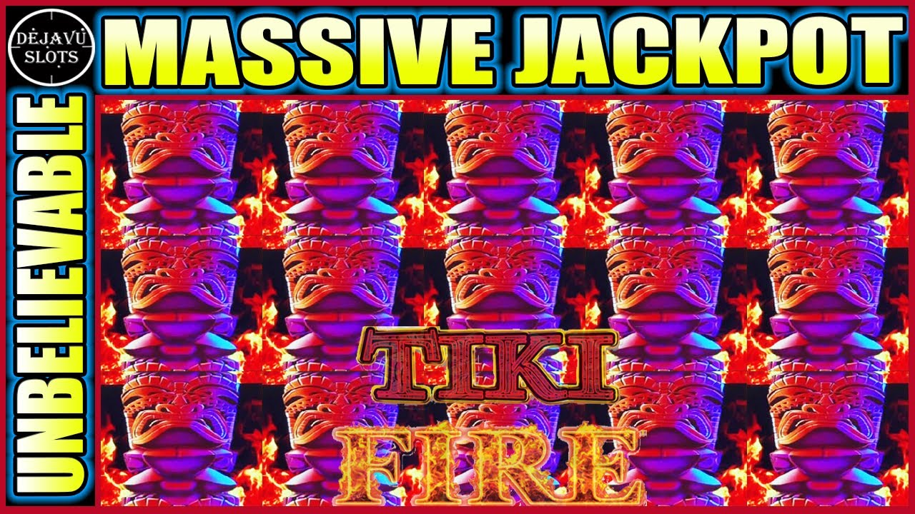 НЕВЕРОЯТНО ОГРОМНЫЙ ДЖЕКПОТ HANDPAY HIGH LIMIT ИГРОВОЙ АВТОМАТ TIKI FIRE LIGHTNING