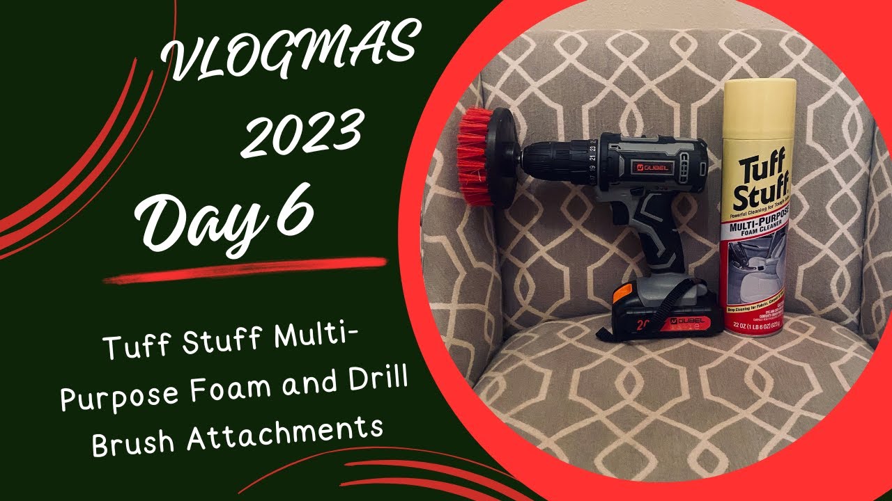 Tuff Stuff Multi-Purpose Foam Spray and Drill Brushes from Amazon | Vlogmas Day 6