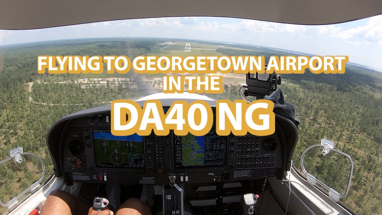 FLYING TO GEORGETOWN AIRPORT IN THE DA40 NG