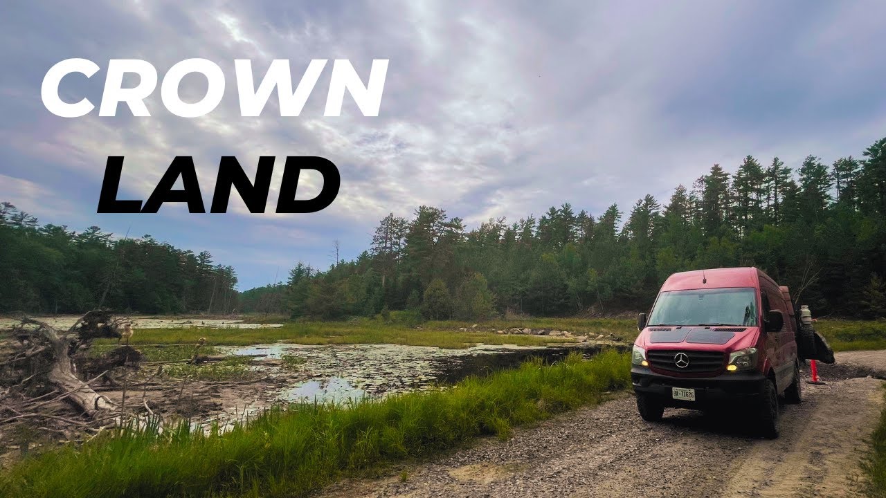 Van Camping Off Grid in Northern Ontario