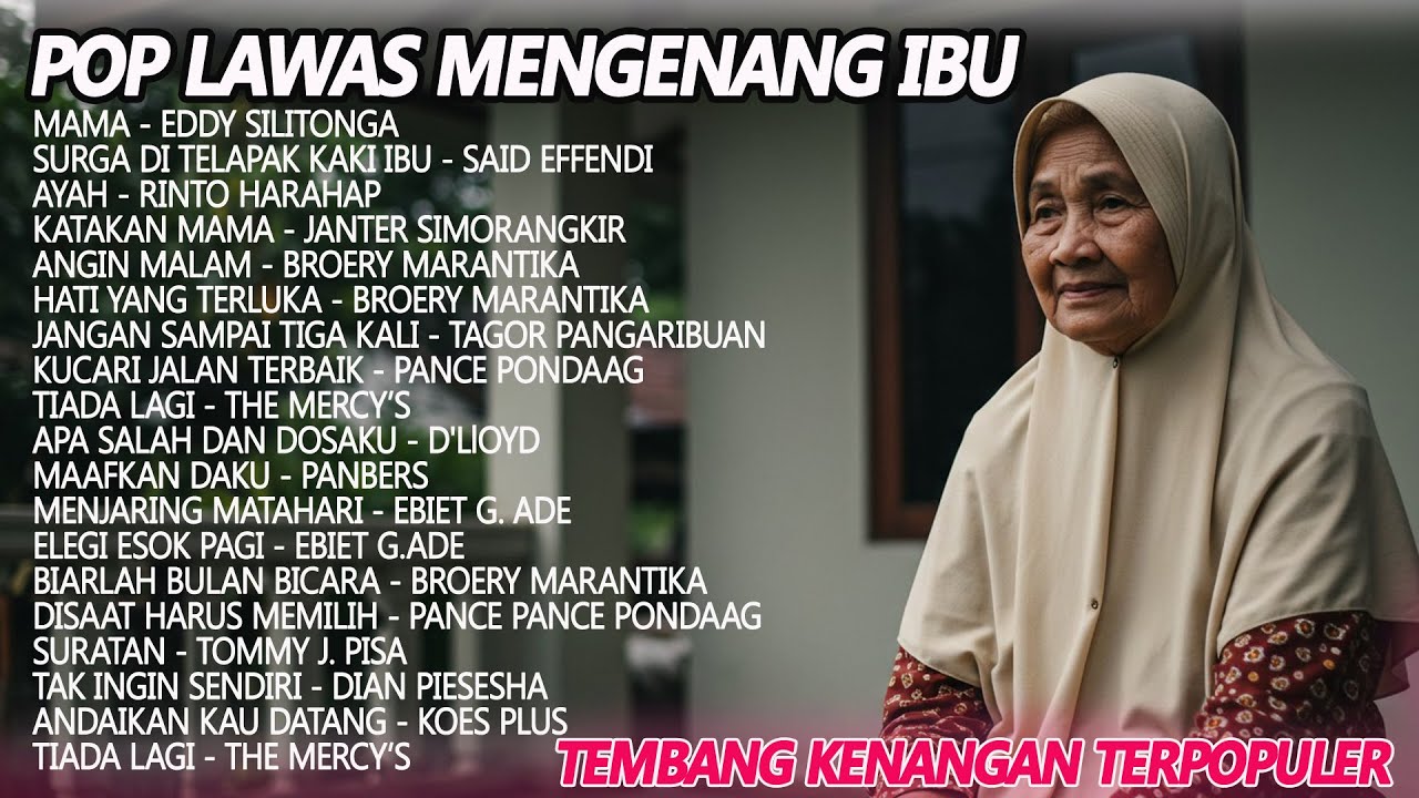 POP LAWAS MENGENANG IBU 🖤 | TEMBANG KENANGAN FULL ALBUM