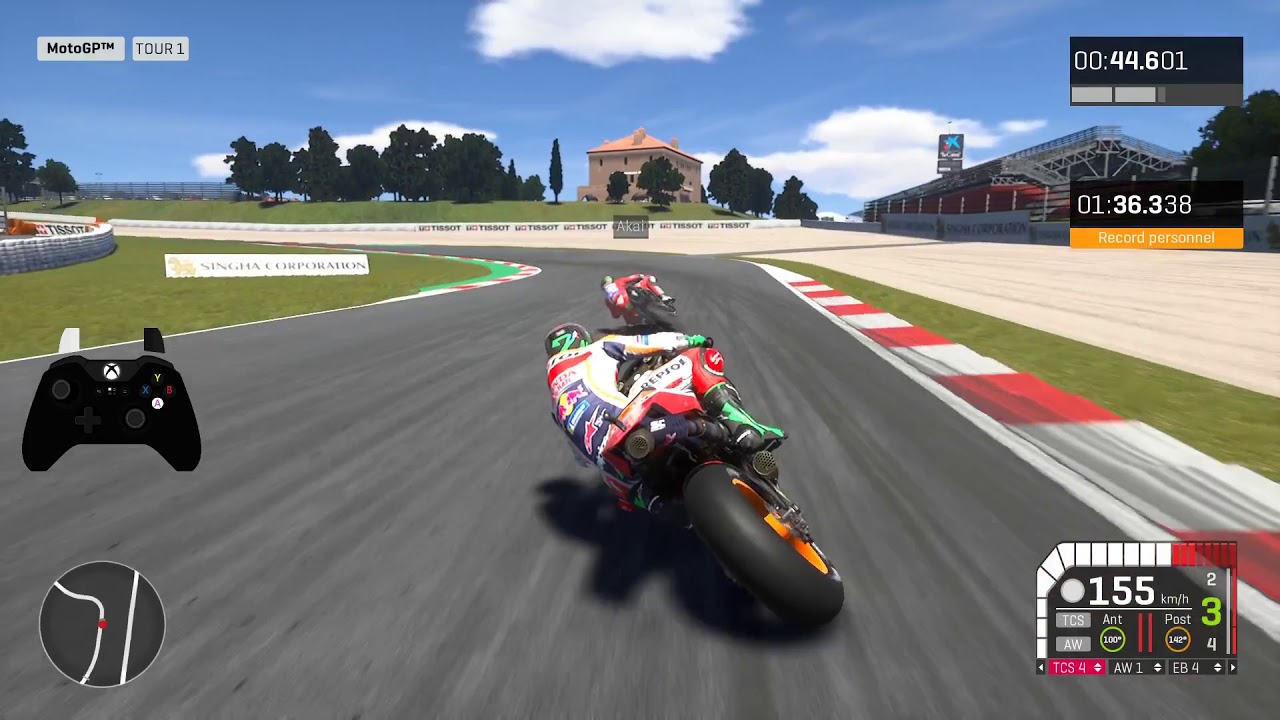 MotoGP 19 | Catalunya hotlap + setup : Honda - 1:36.300