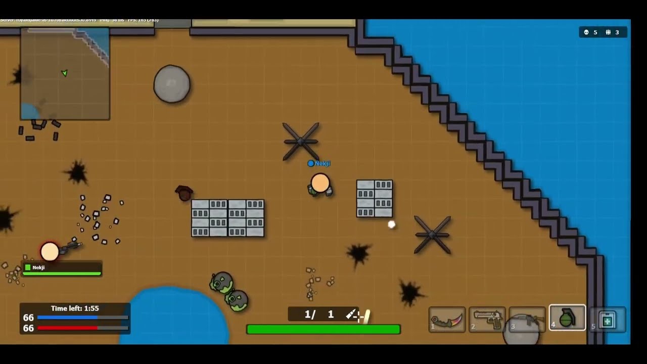 1v2 comeback | Battledudes.io