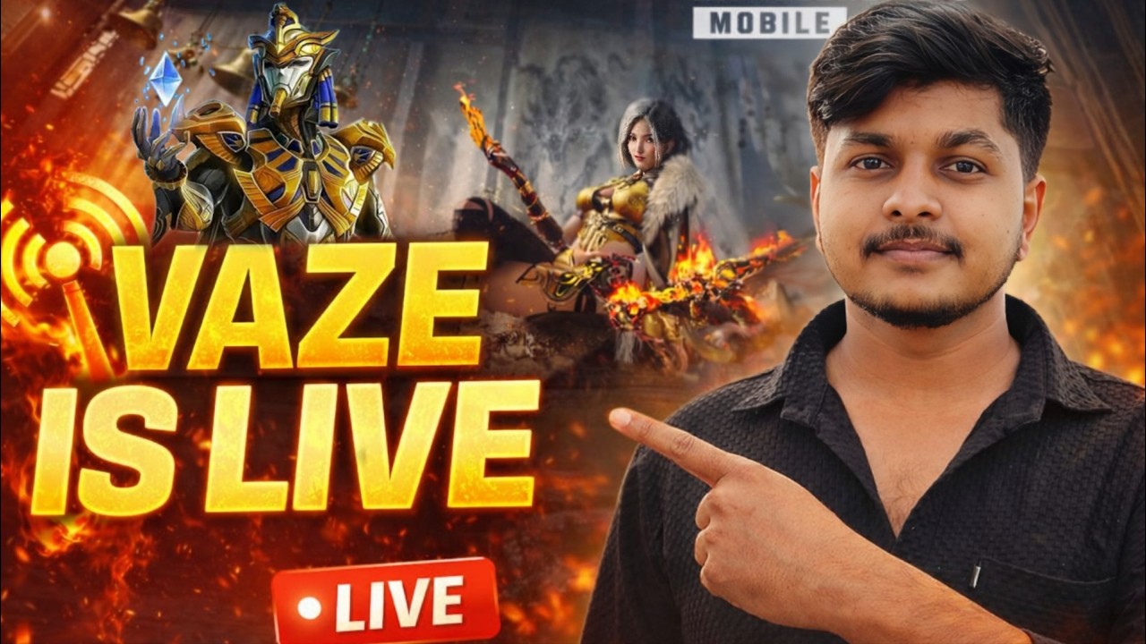 PROMOTION MATCH | VAZE IS LIVE  | RUSH Live Stream  | BGMI 4.2 UPDATE  #bgmilive  @vazeislive