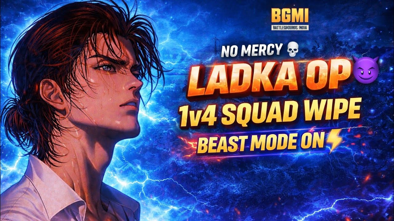 Don’t Push LadkaOP 😈 | BGMI Pro Gameplay #ladkaopgaming #bgmi 