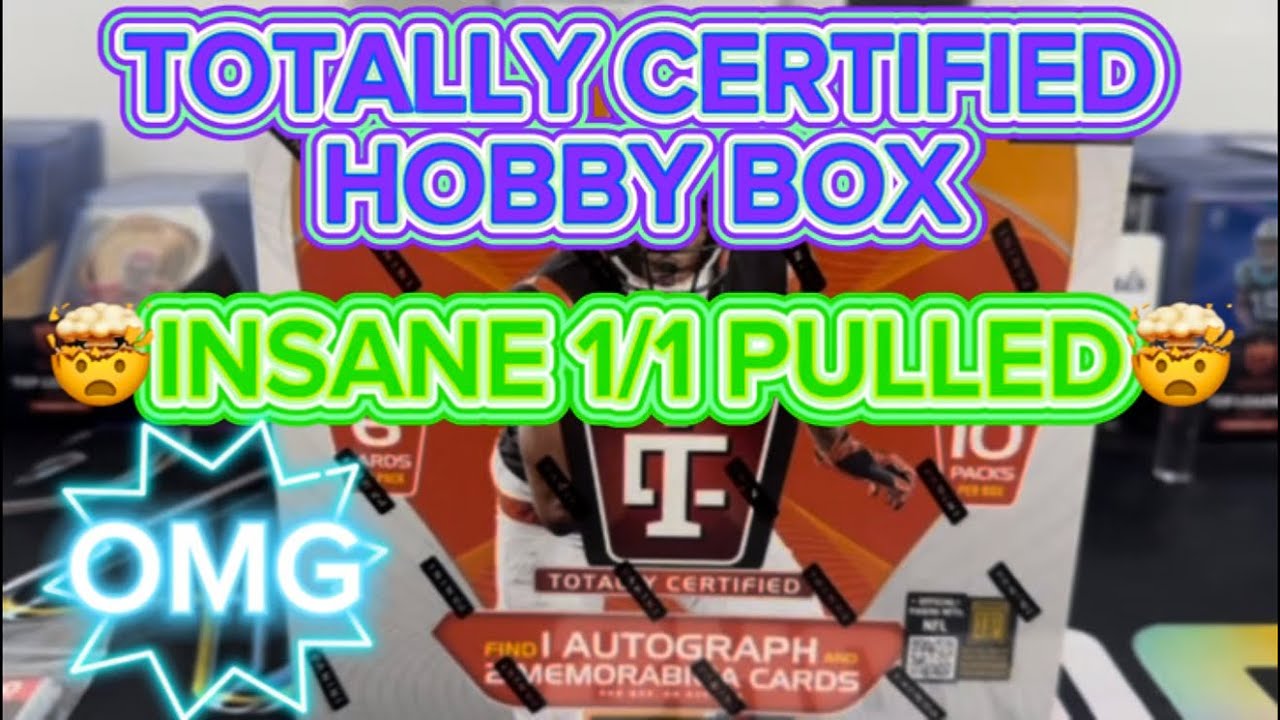 INSANE 1/1 PULLED 🤯 TOTALLY CERTIFIED PREMIUM HOBBY BOX OPENING 2024 ‼️