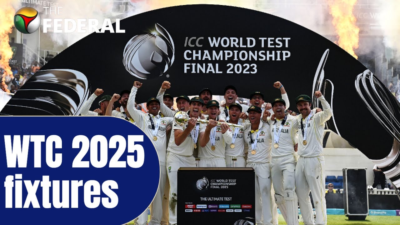 WTC 2025 fixtures out: India to tour South Africa, Australia have it easy | The Federal