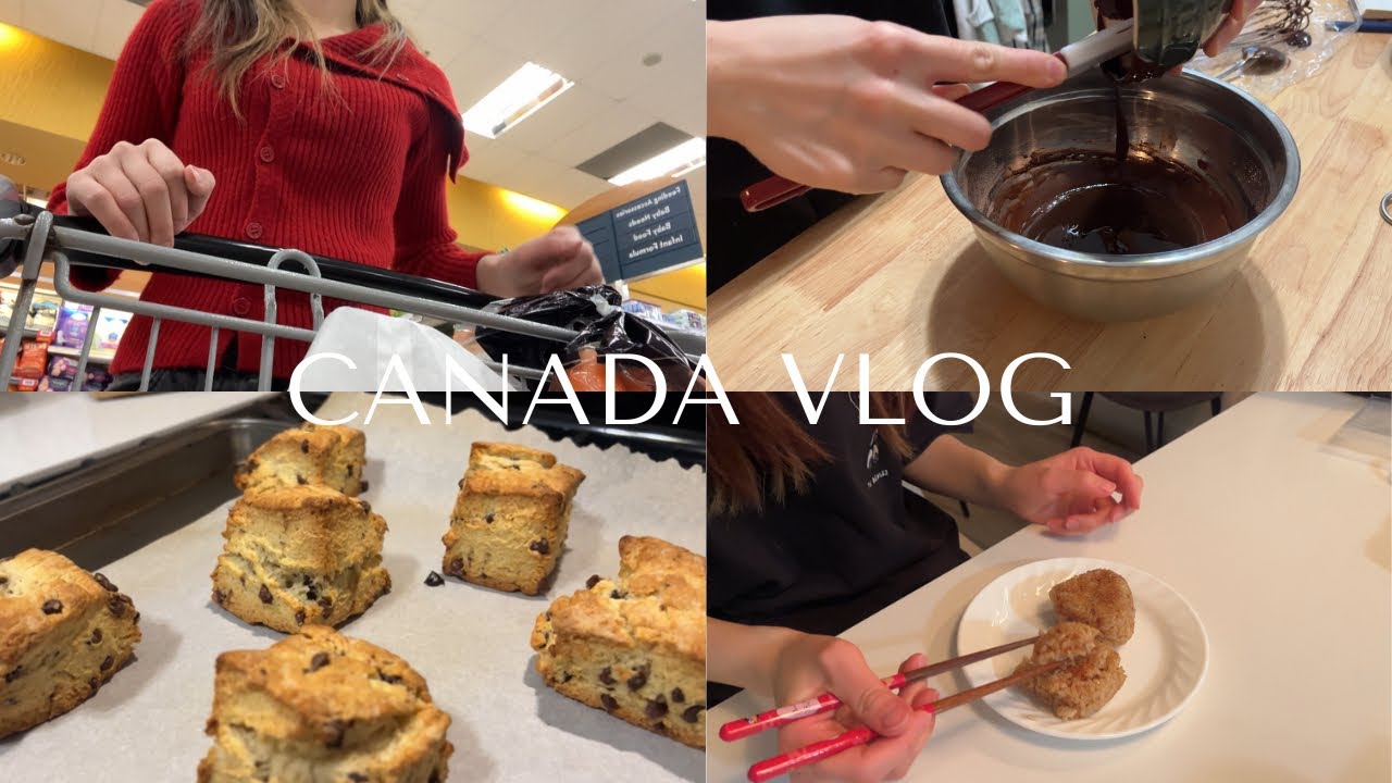 JPN/ENG) DAILY VLOG 🇨🇦 | お菓子作りとお買い物 Baking and grocery shopping