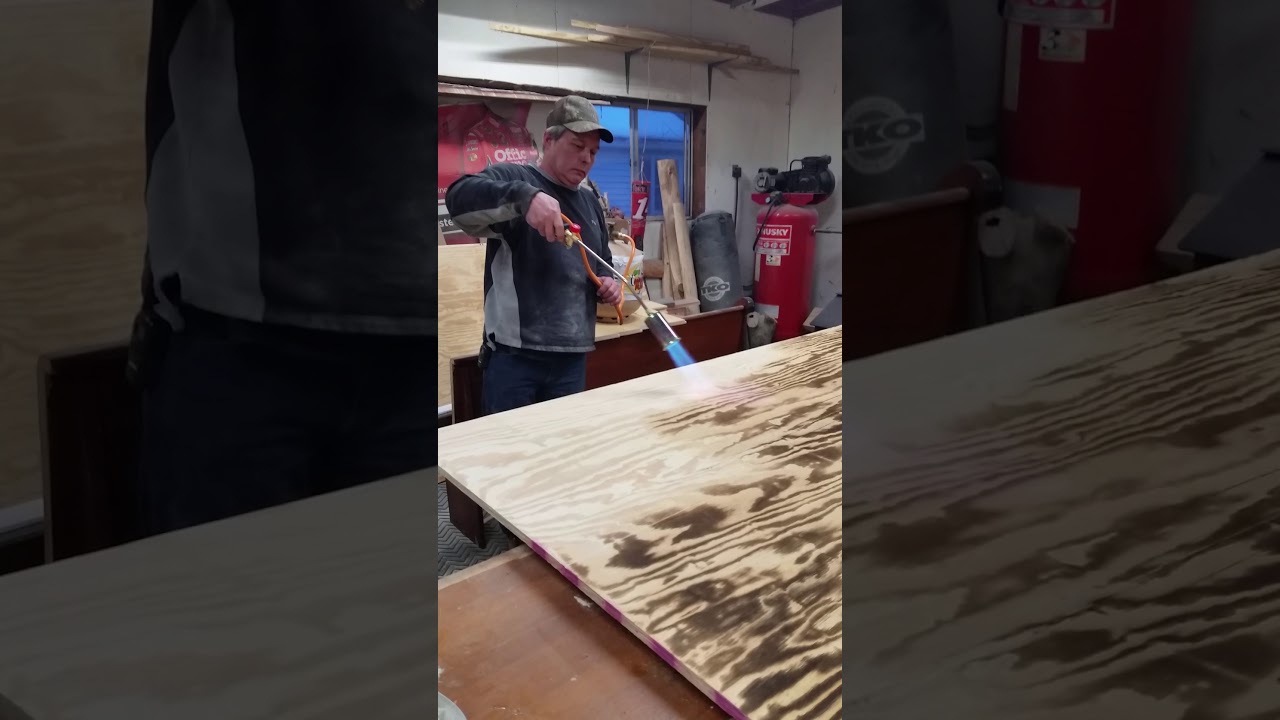 Best way to burn plywood