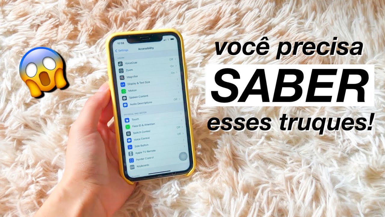 5 TRUQUES escondidos no IPHONE que você não conhece!📱✨ | Letícia Costa