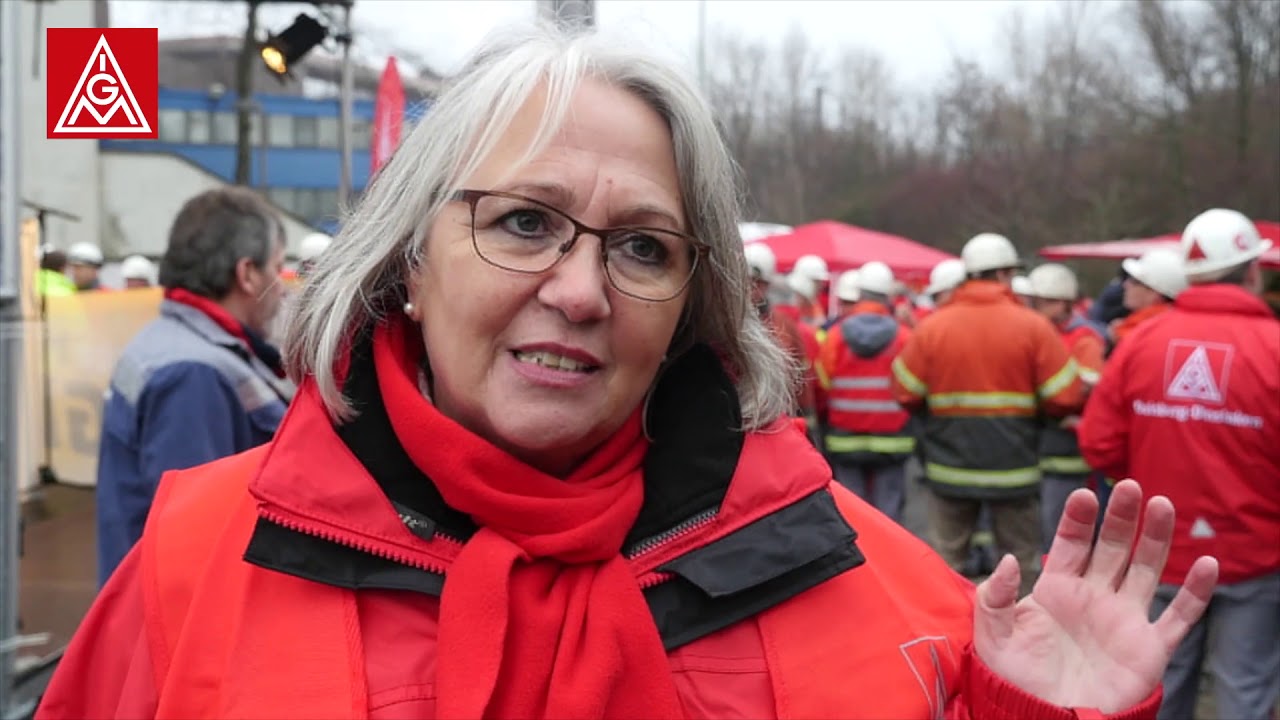 Warnstreik bei ArcelorMittal in Duisburg