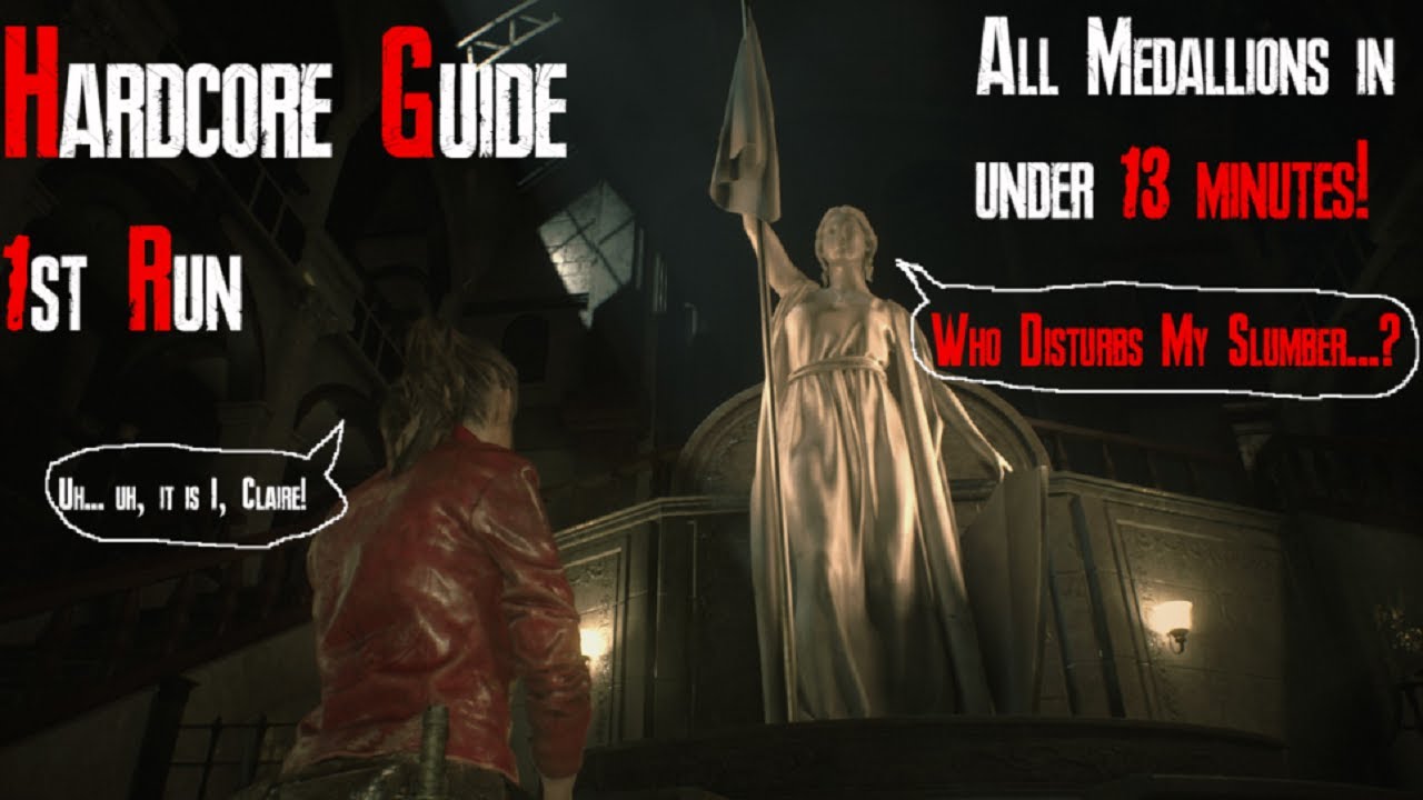Resident Evil 2 Remake S+ Hardcore Guide - Secret Passage in 13 minutes! (1st Run)