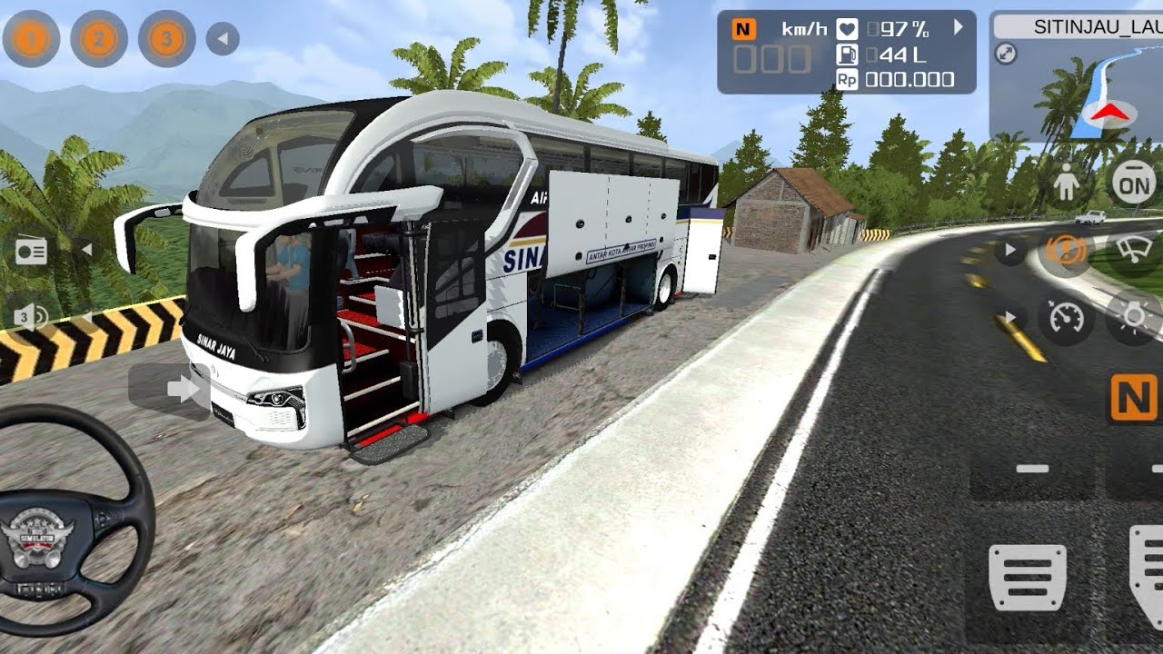 New mercedes bus drive in Bus simulator Indonesia|✓ Simulator 🎮