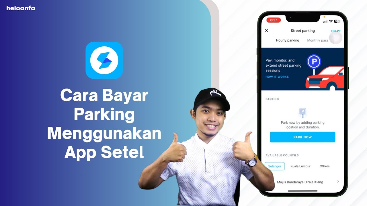 Cara Bayar Parking Menggunakan App Setel