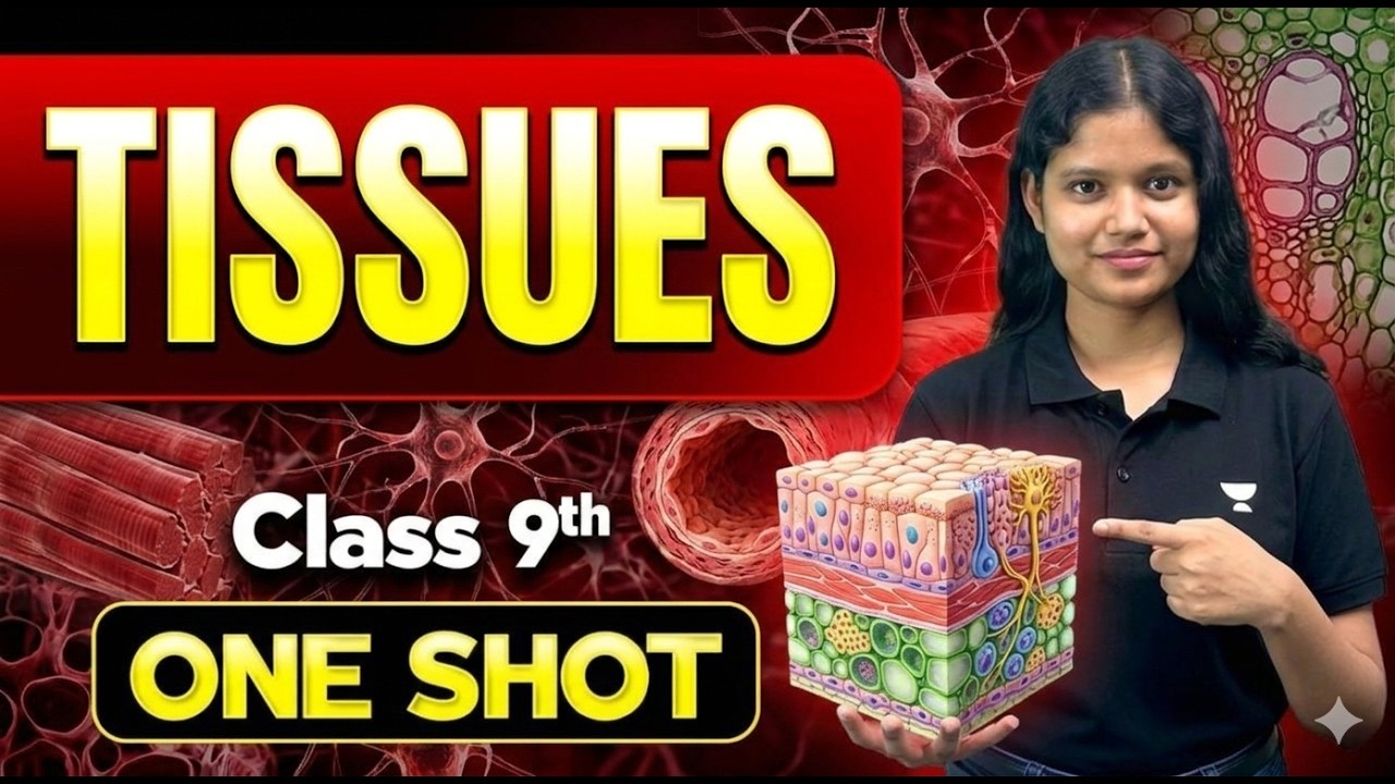 Plant & Animal Tissues– Class 9 One Shot | CBSE Science Biology | Twinkle Ma'am