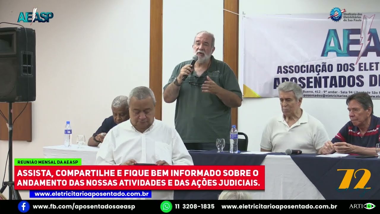 ⚡Reunião da AEASP debate previdência e saúde | 14/01