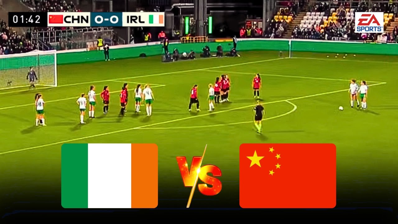 July 19, 2025 | IRELAND vs CHINA | Women's Friendly Football Gameplay Match | FIFA 23 [Ultra Hd]