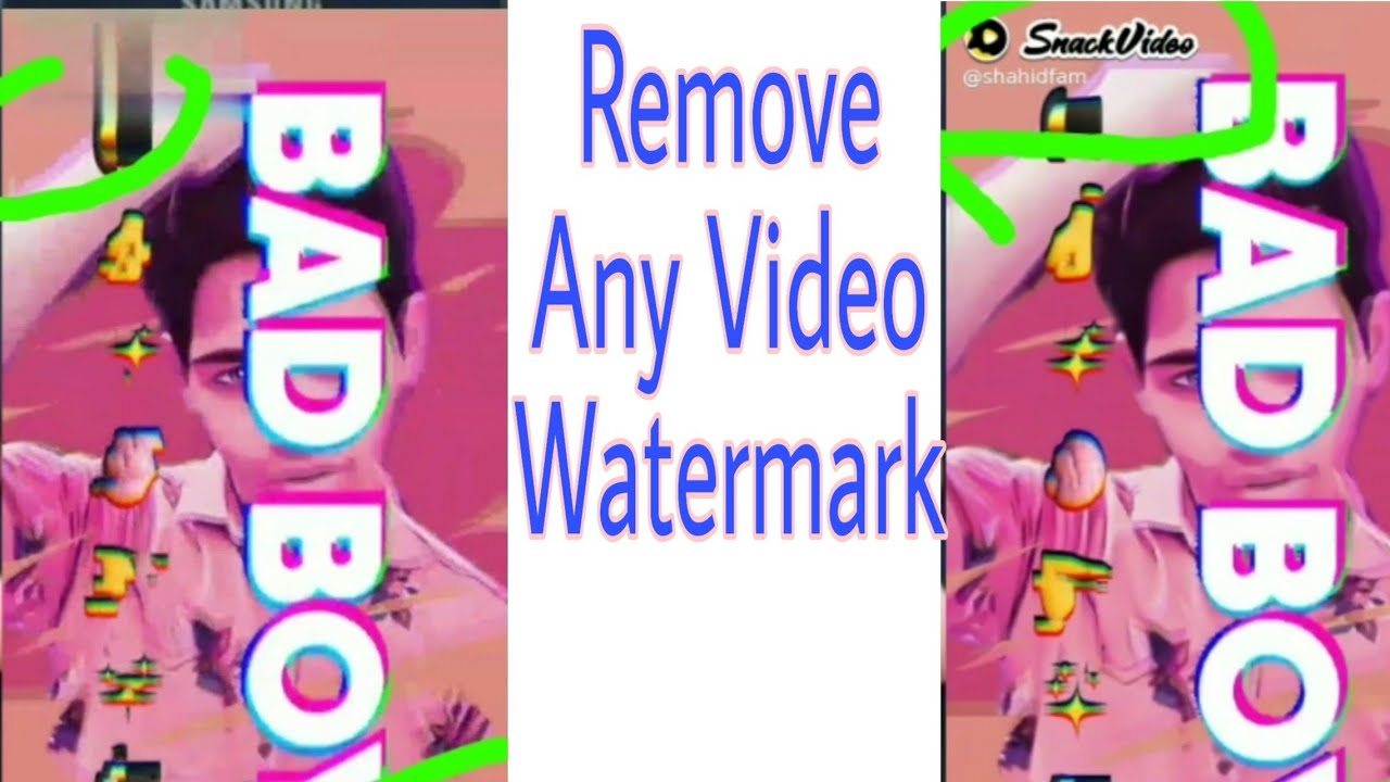 Remove any video watermark in 5 secound !!  {Tech Droid Shahid}