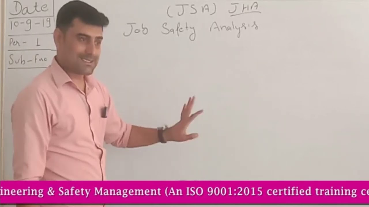 JSA (Job Safety Analysis) full chapter