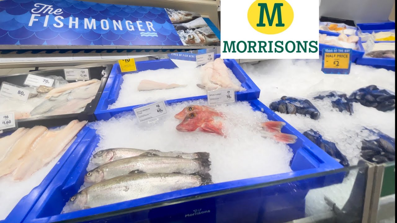 MORRISONS FISHMONGER | SEAFOOD AISLES WALKTHROUGH | MORRISONS MARCH 2021 | MORRISONS SHOP WITH ME