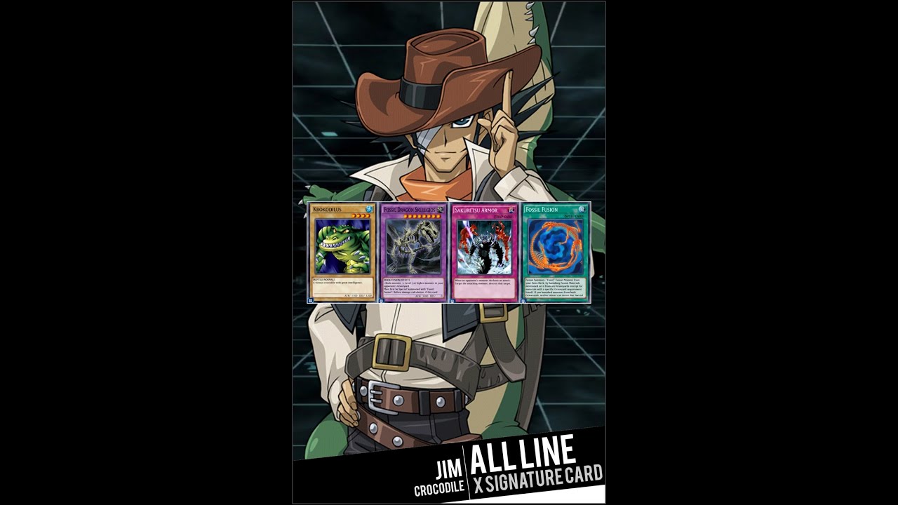 Yugioh Duel Links - Jim Crocodile x ALL Special Phrases Card